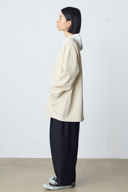 HOME sweat wide cardigan