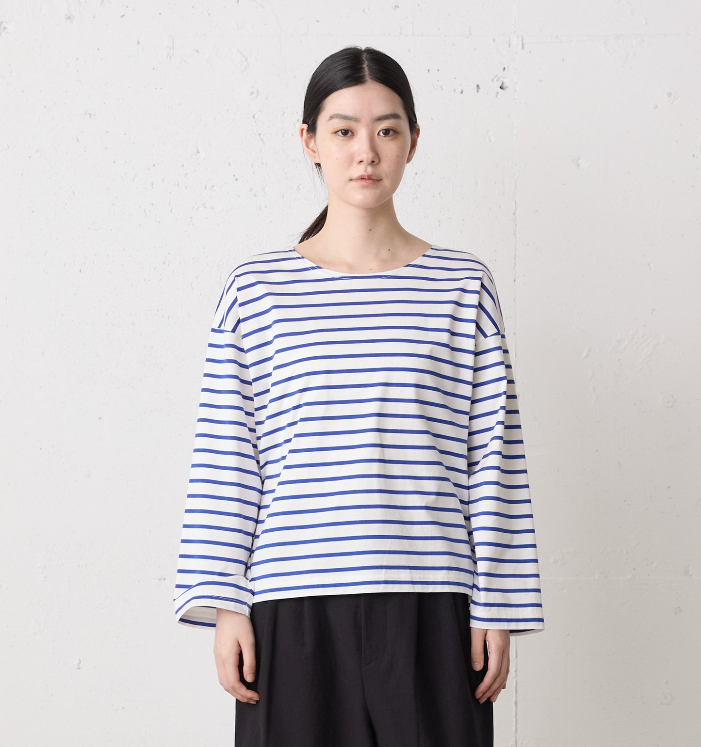 border wide pullover