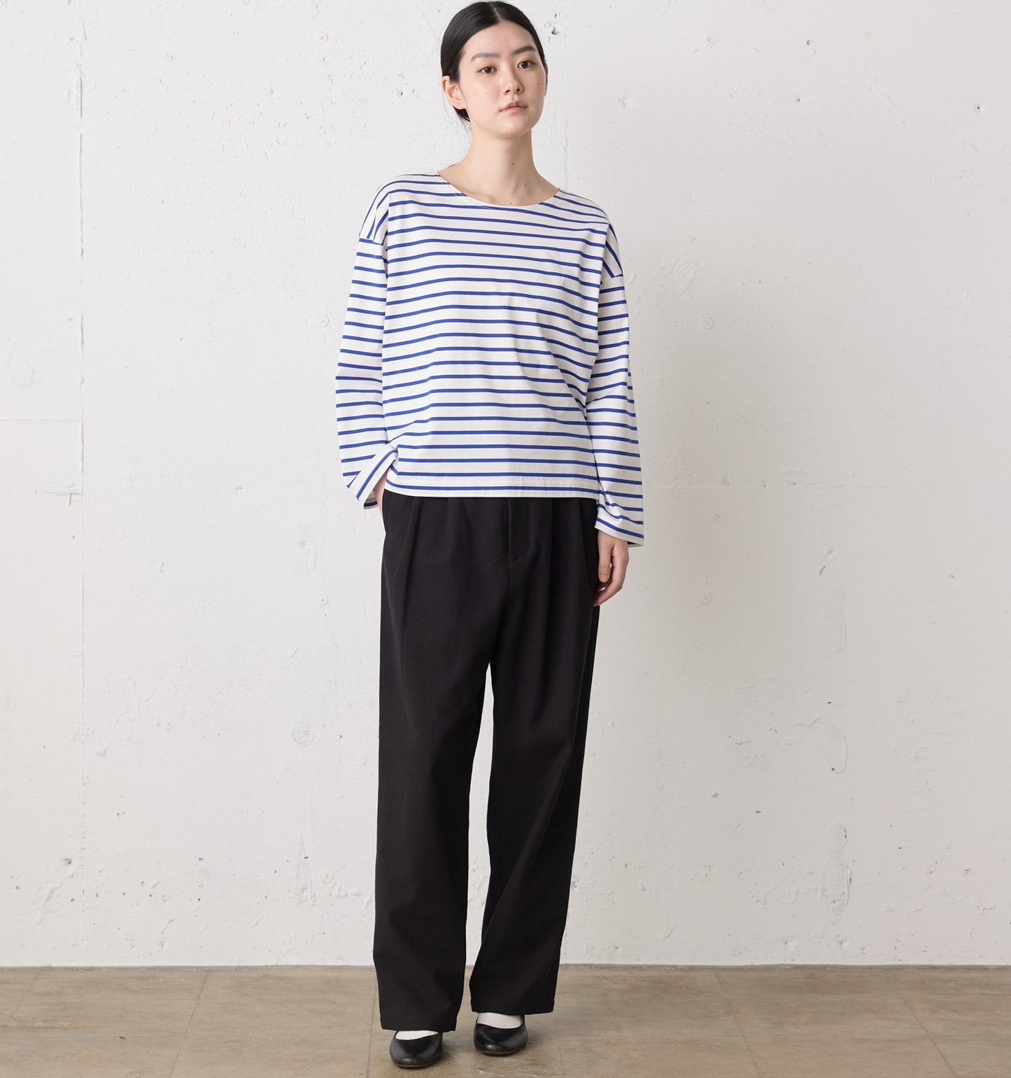border wide pullover