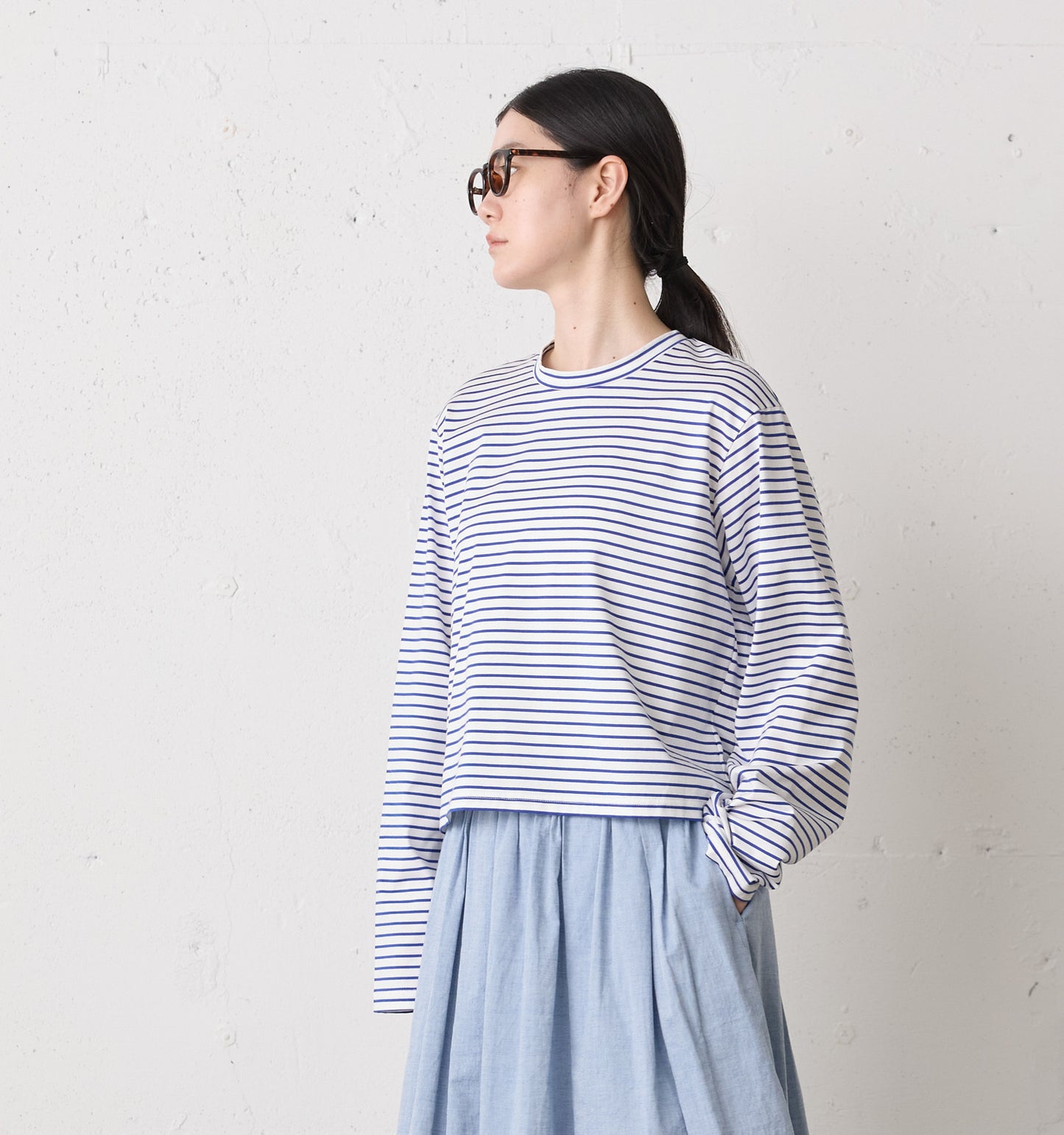 border basic T-shirt