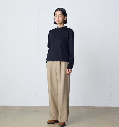 frill neck pullover