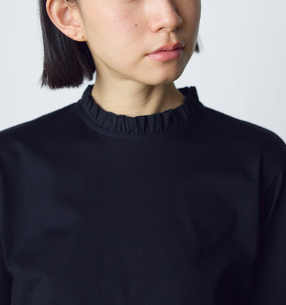 frill neck pullover