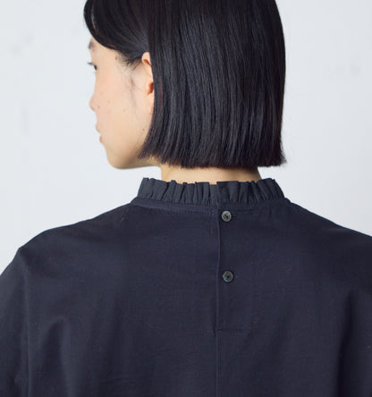 frill neck pullover