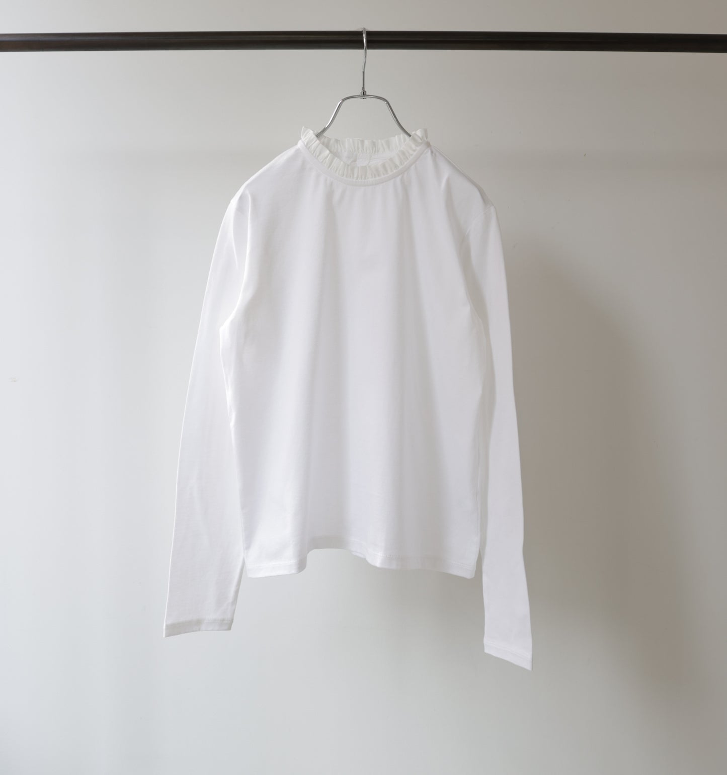 frill neck pullover