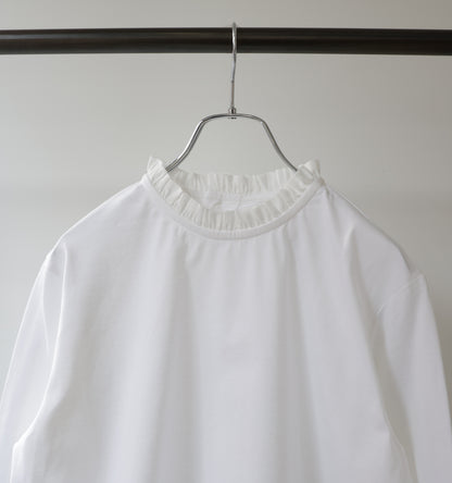 frill neck pullover