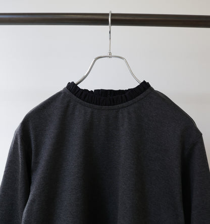 frill neck pullover