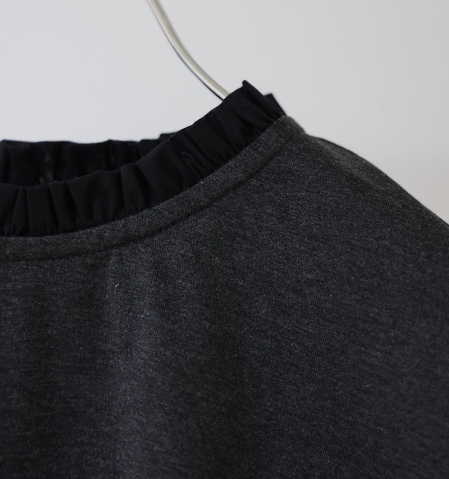 frill neck pullover