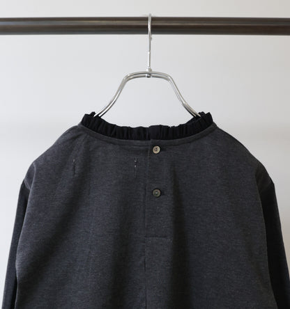 frill neck pullover