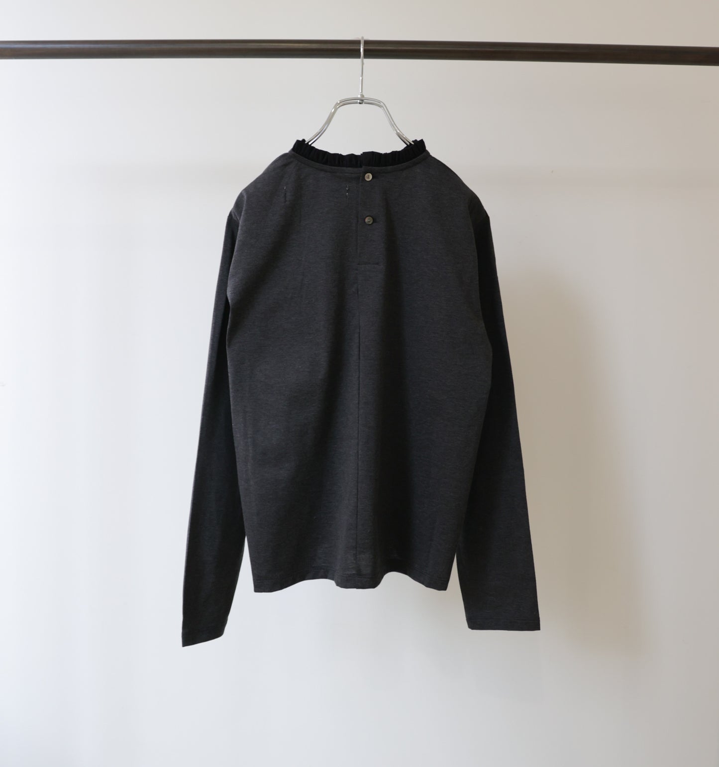 frill neck pullover