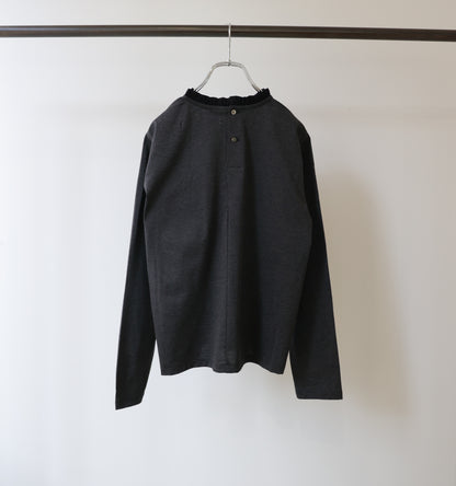 frill neck pullover