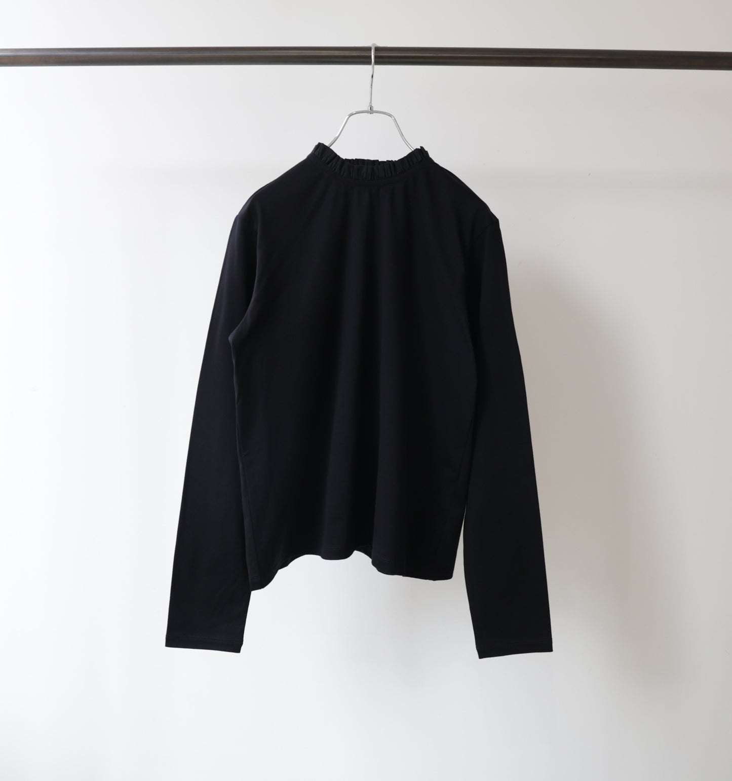 frill neck pullover