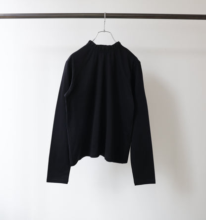 frill neck pullover
