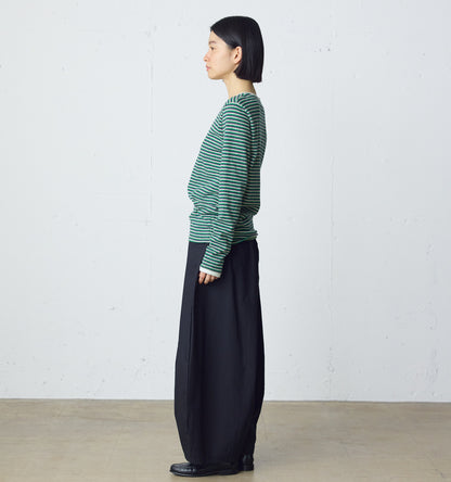 multi border pullover long sleeve