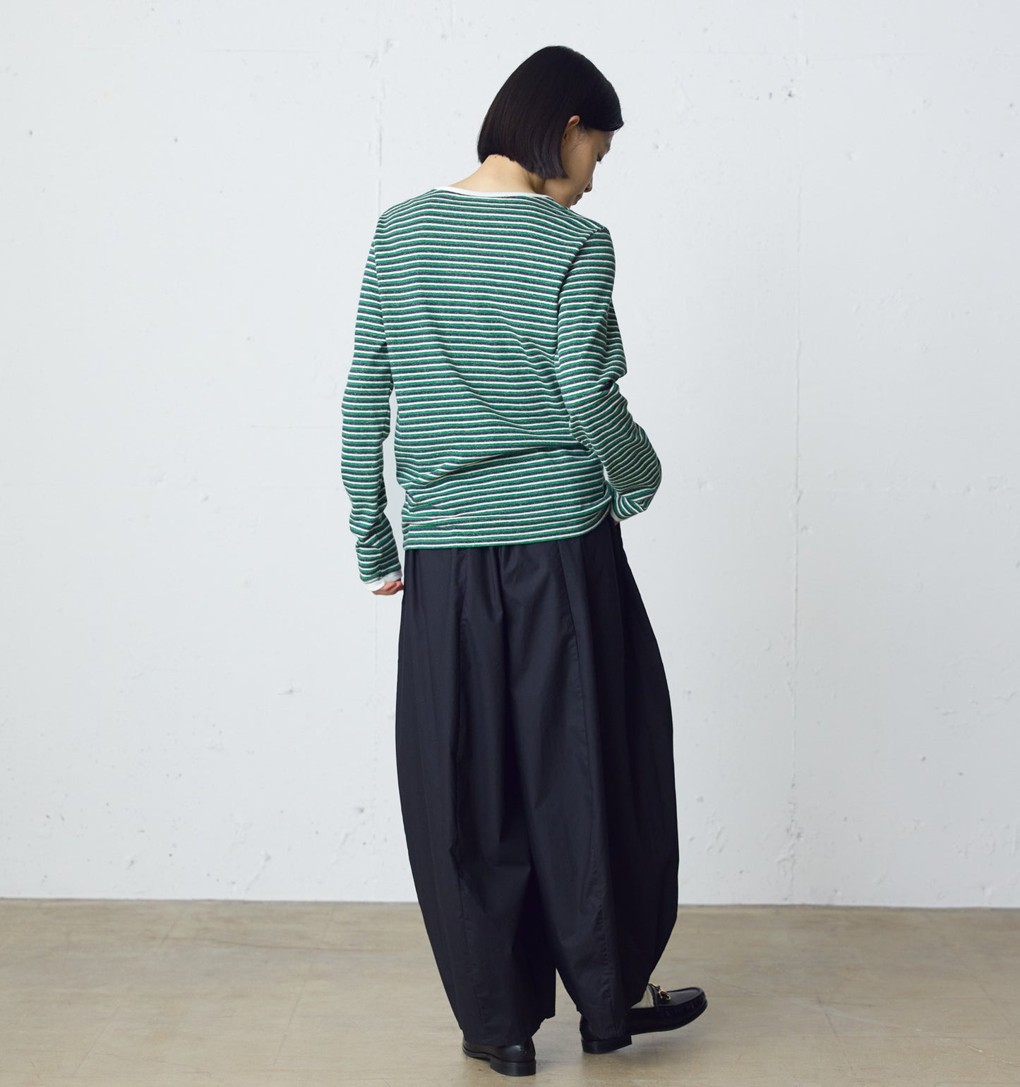 multi border pullover long sleeve