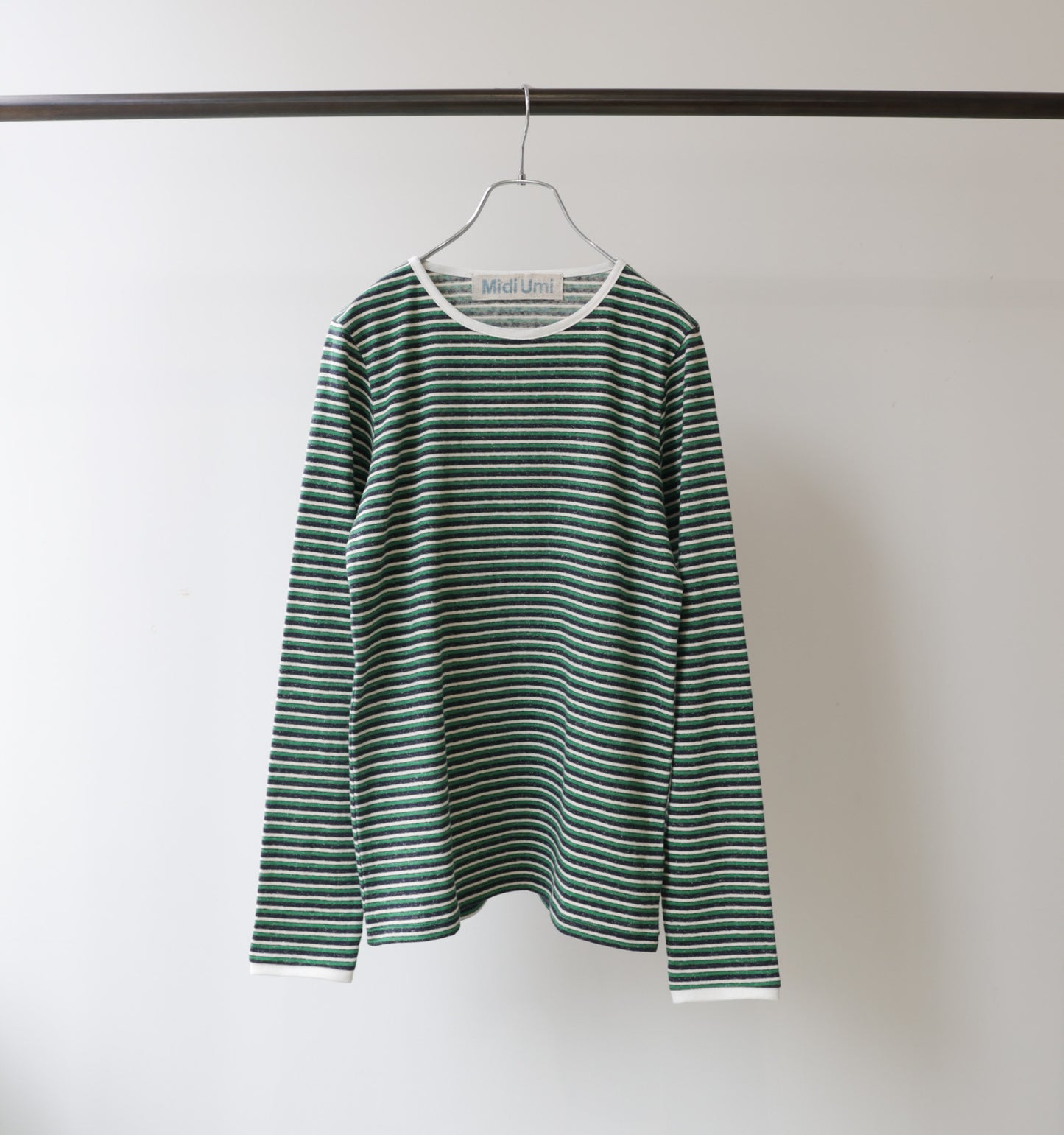 multi border pullover long sleeve