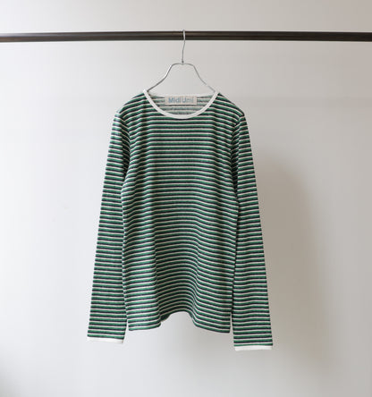 multi border pullover long sleeve