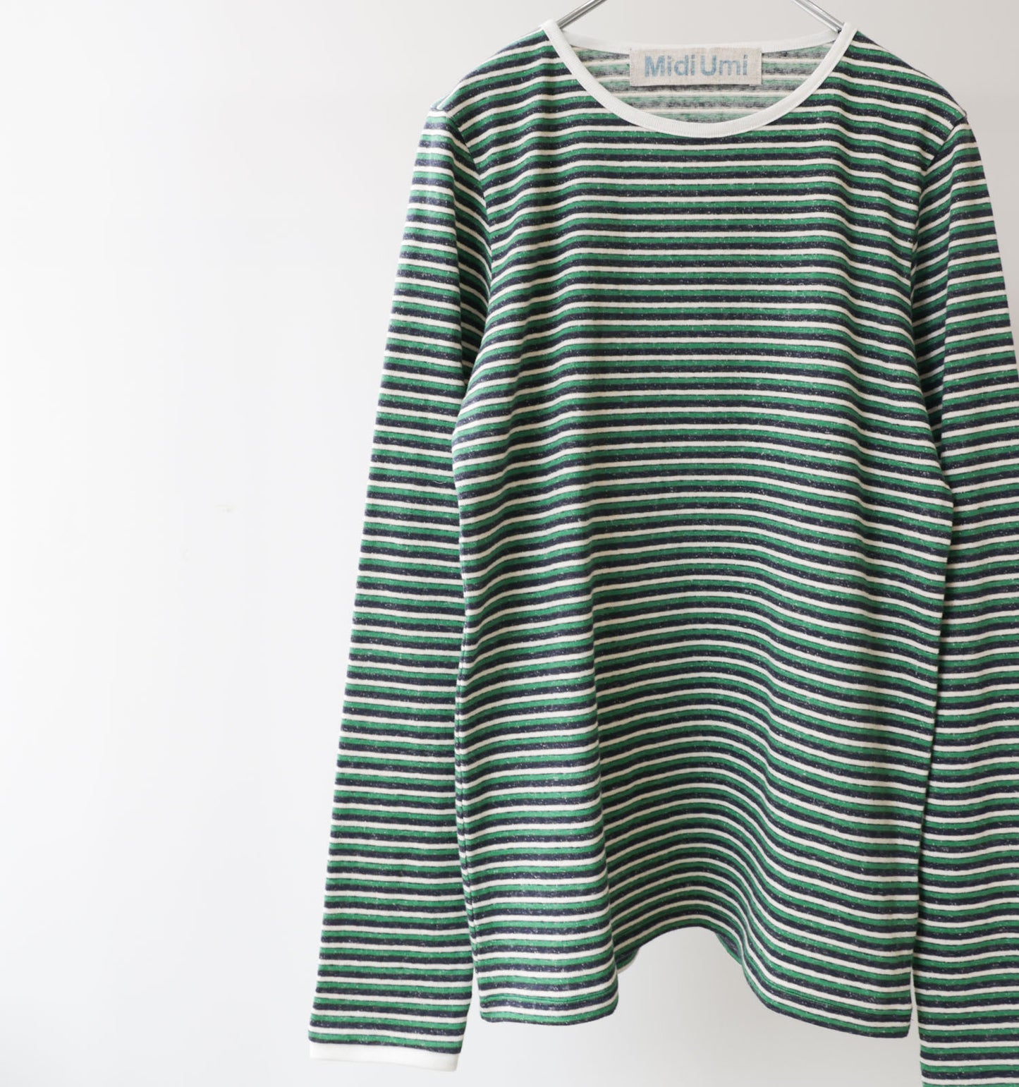 multi border pullover long sleeve