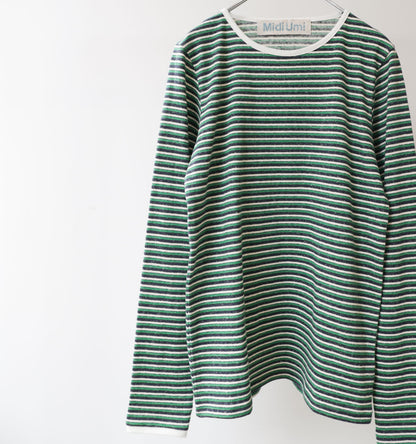 multi border pullover long sleeve