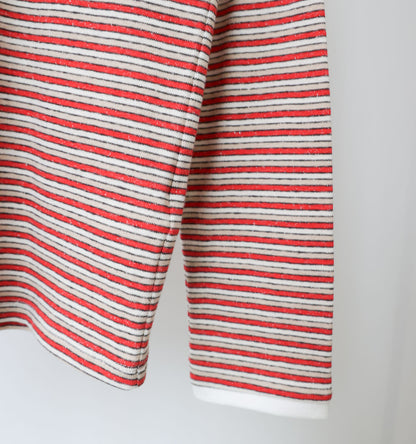multi border pullover long sleeve