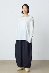 sheer wide pullover