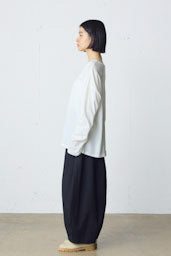 sheer wide pullover
