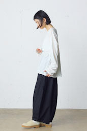 sheer wide pullover