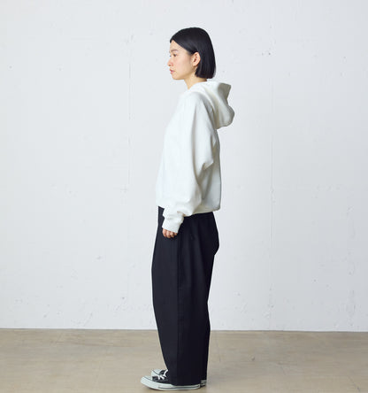 loopwheele sweat parka