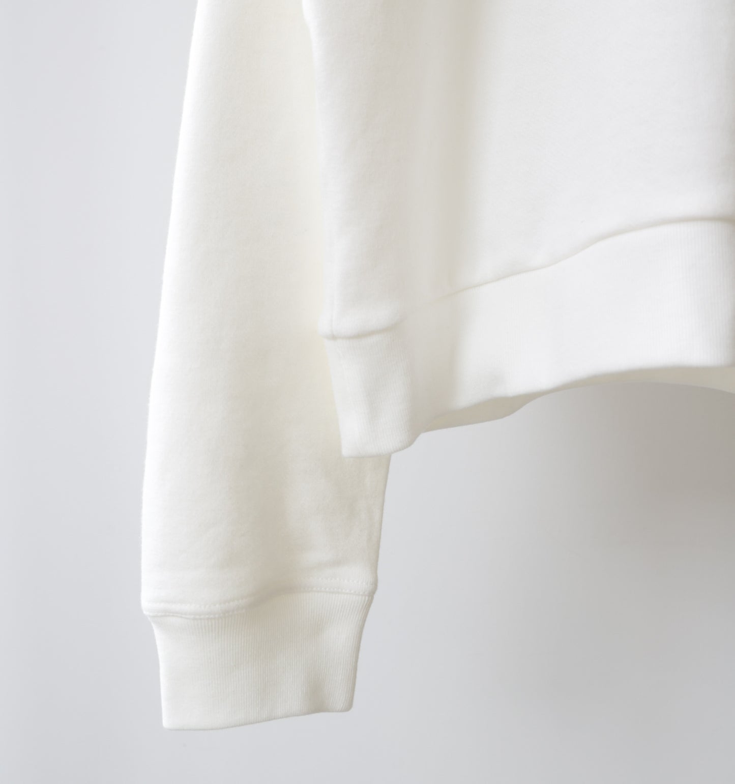 loopwheele sweat parka