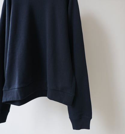 loopwheele sweat parka