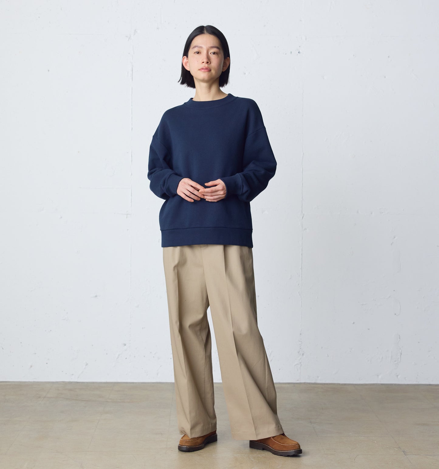 loopwheele sweat pullover