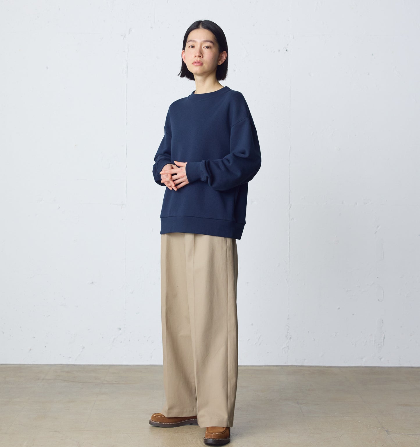 loopwheele sweat pullover