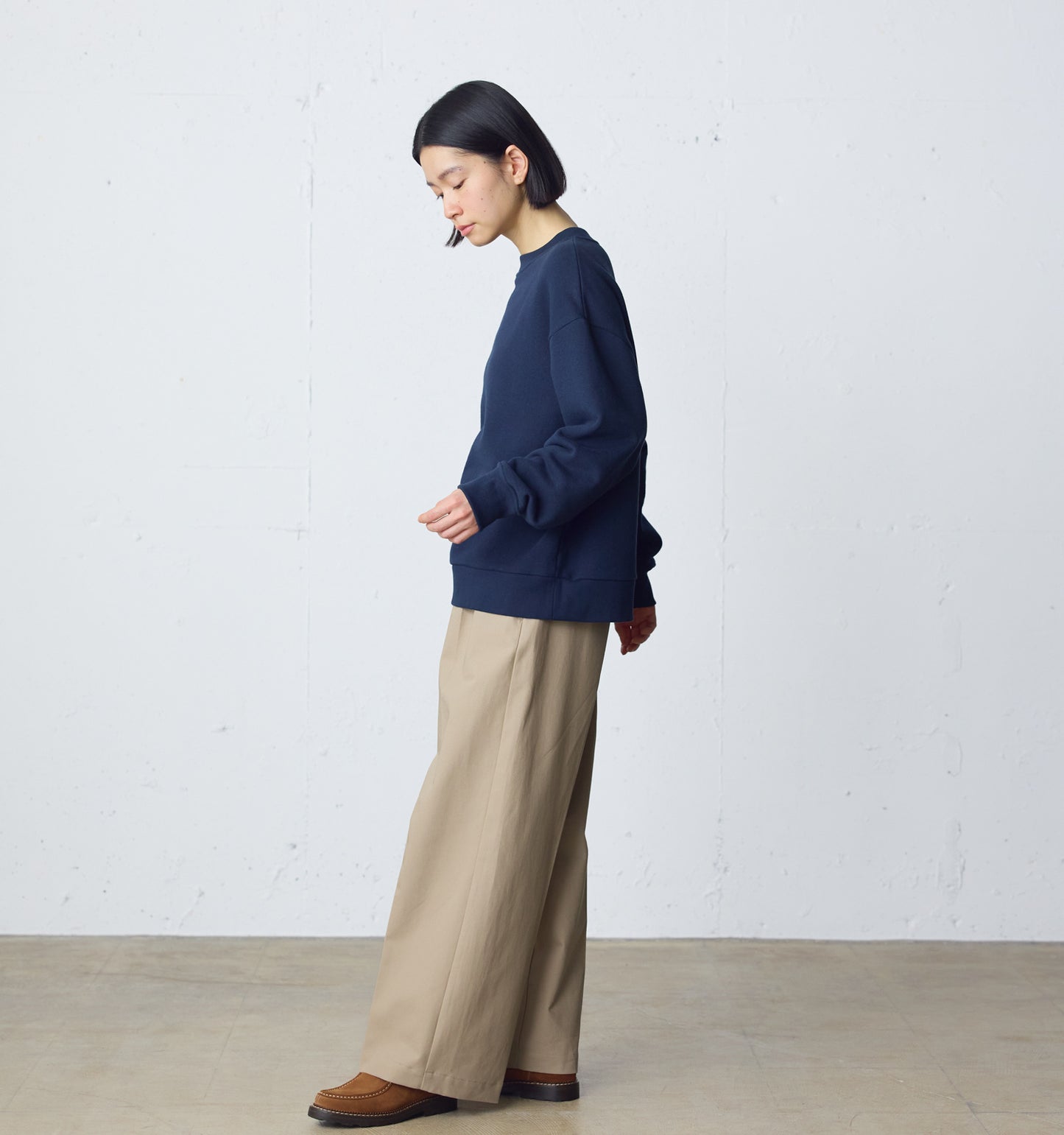 loopwheele sweat pullover