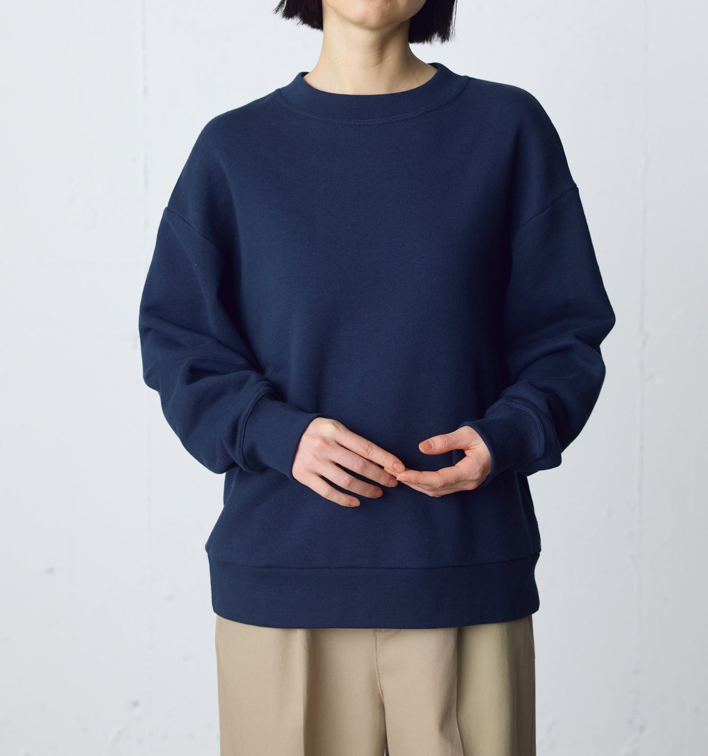 loopwheele sweat pullover