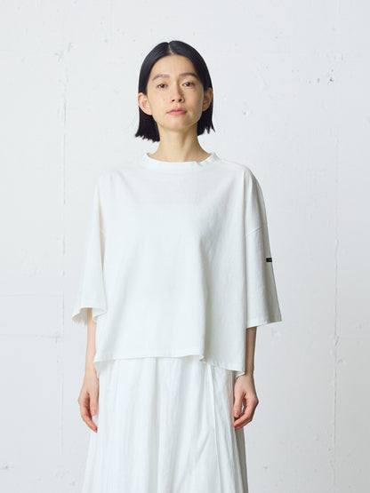 mock neck wide pullover