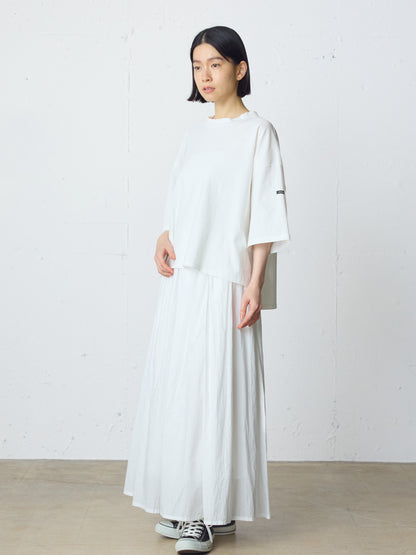 mock neck wide pullover