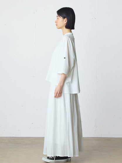 mock neck wide pullover