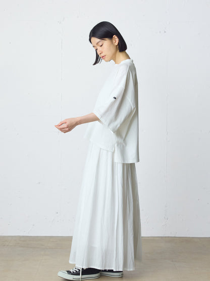 mock neck wide pullover