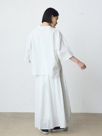 mock neck wide pullover