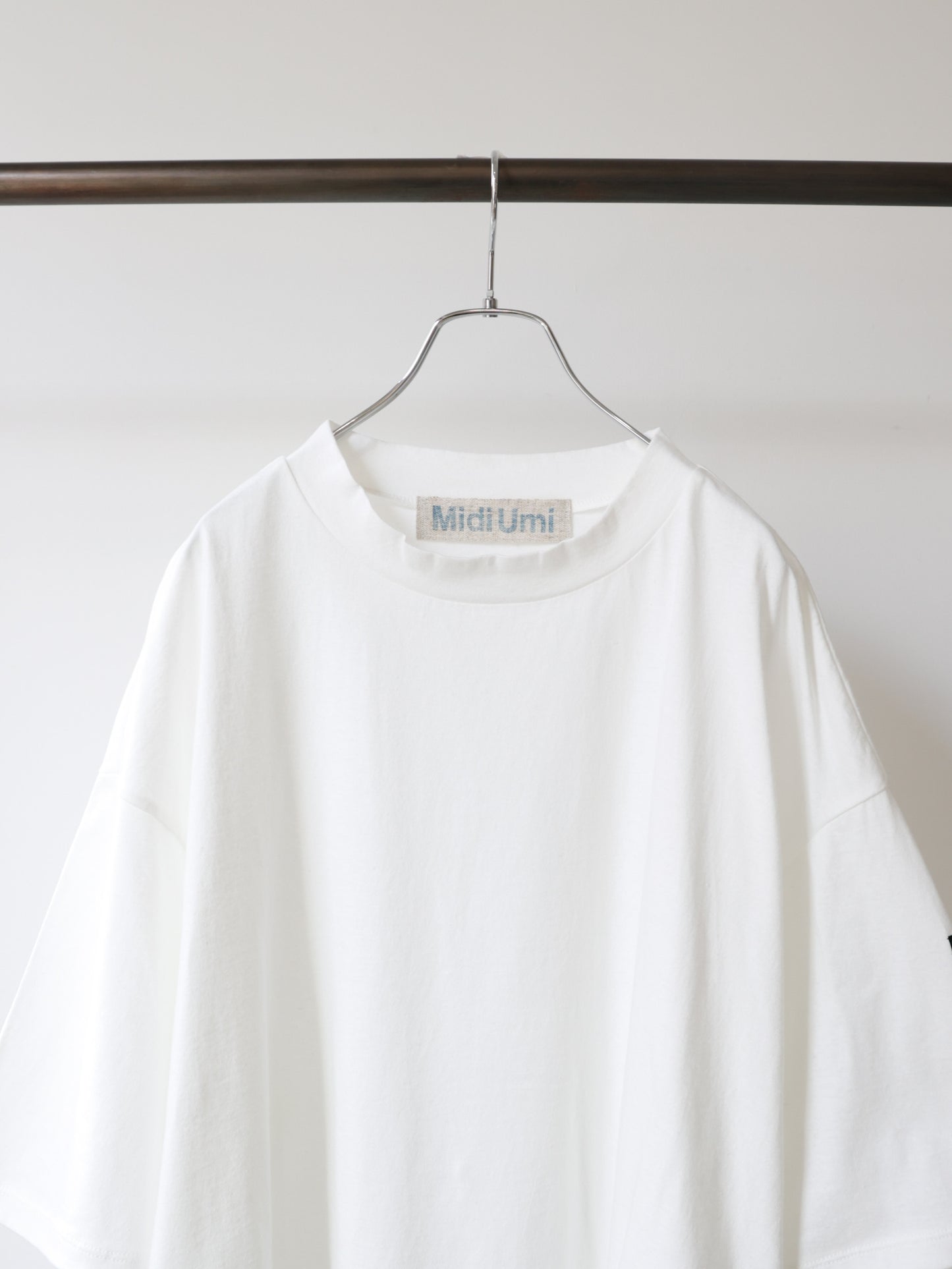 mock neck wide pullover