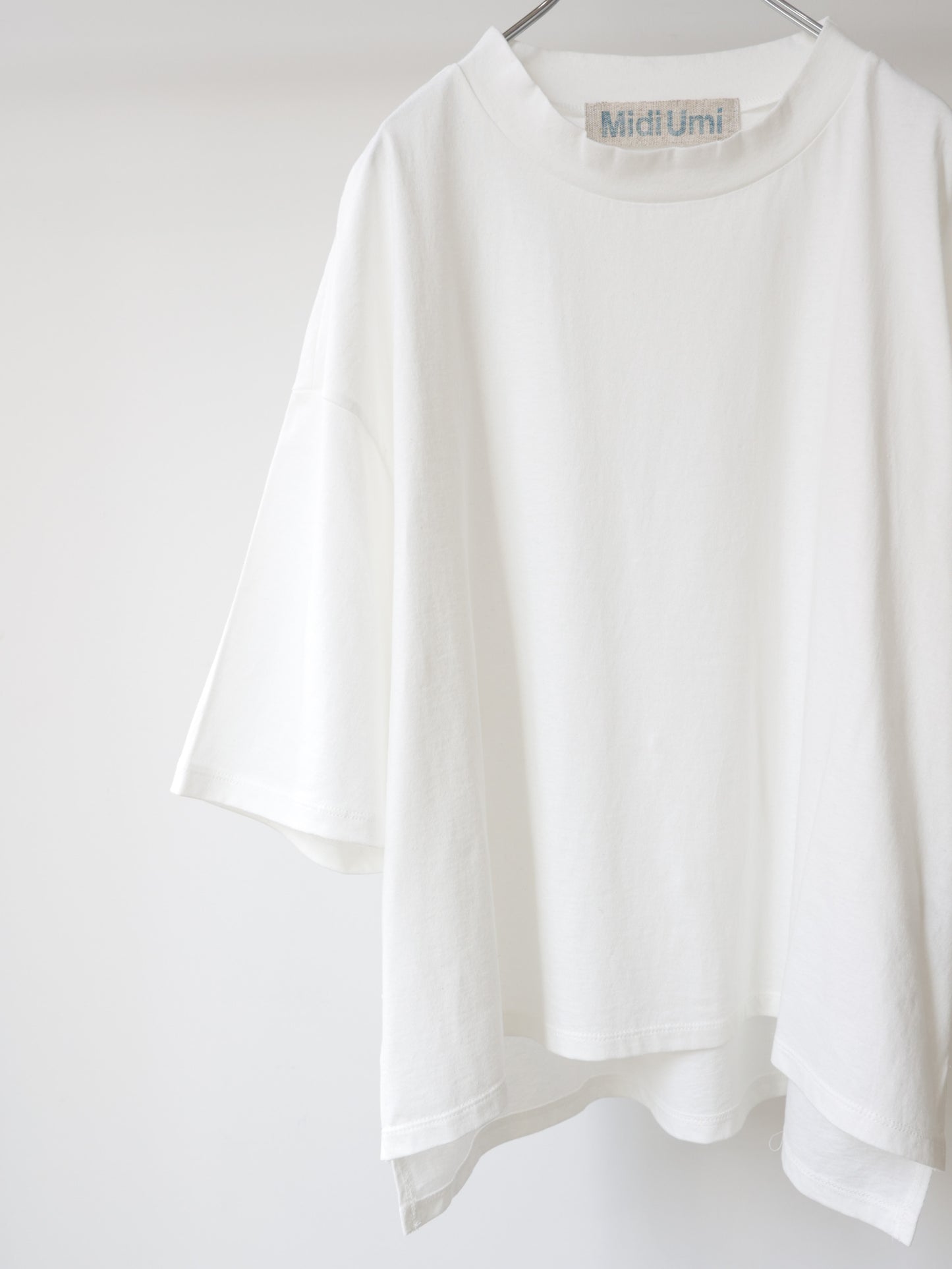 mock neck wide pullover