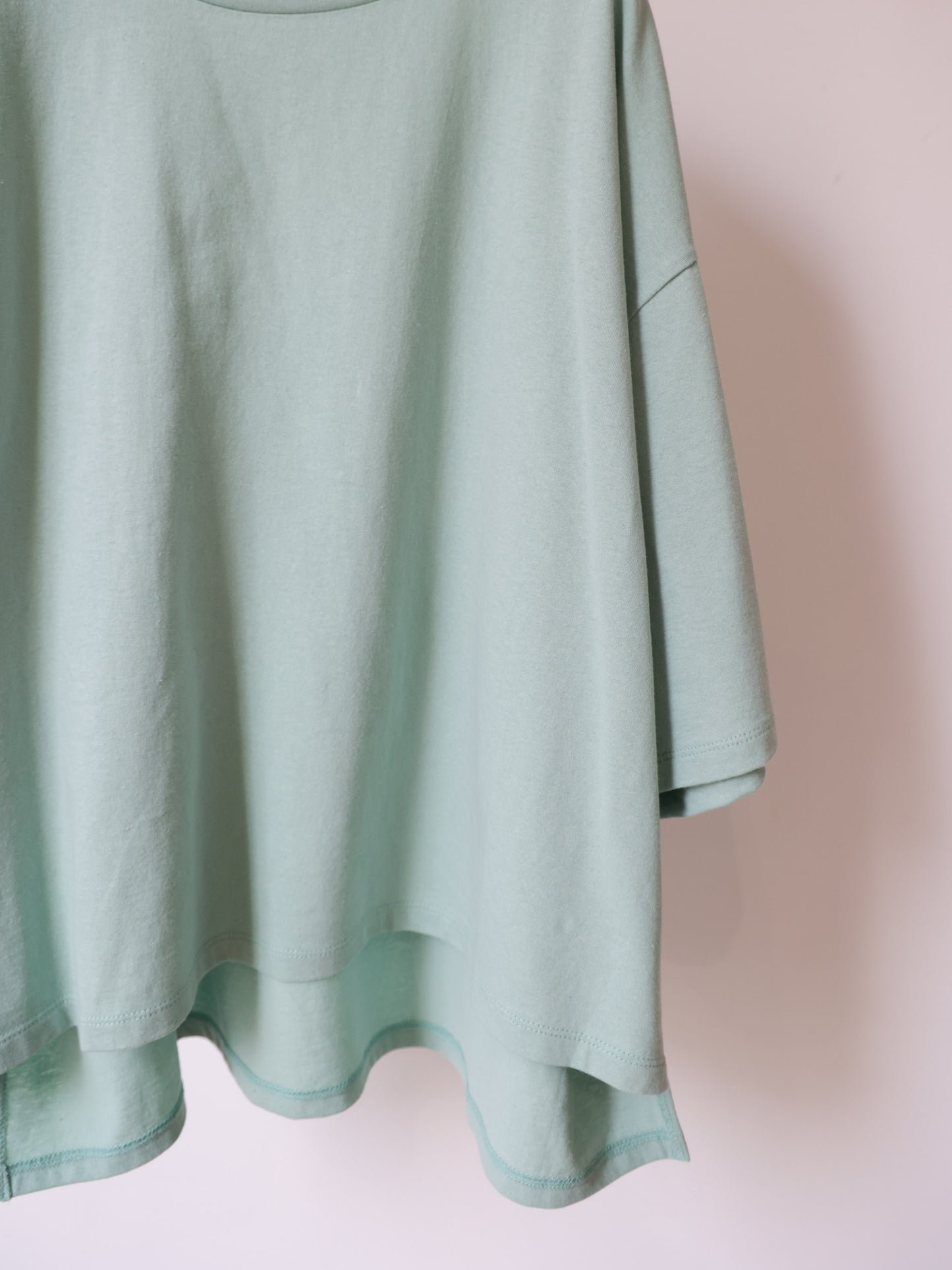 mock neck wide pullover