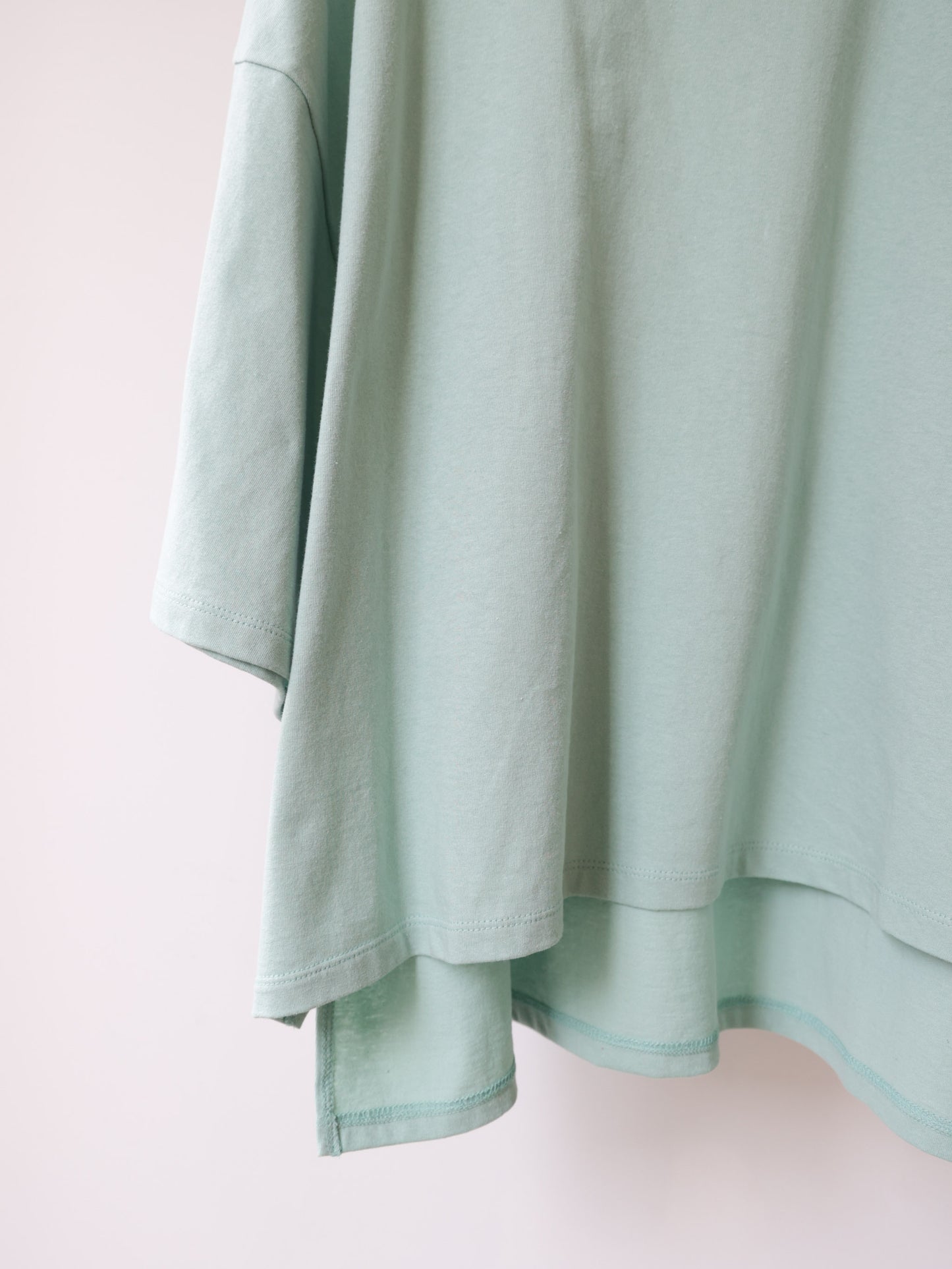 mock neck wide pullover