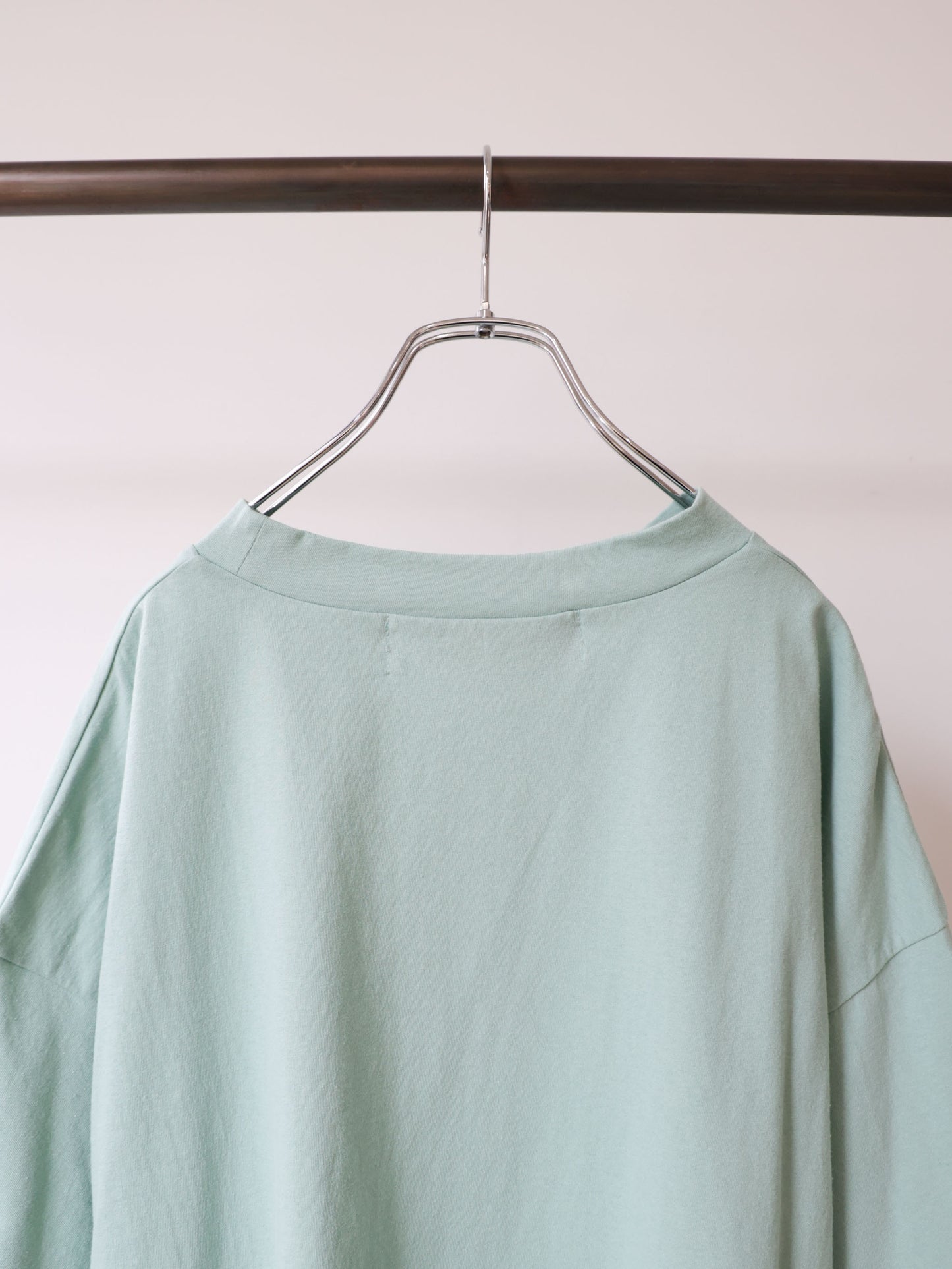 mock neck wide pullover