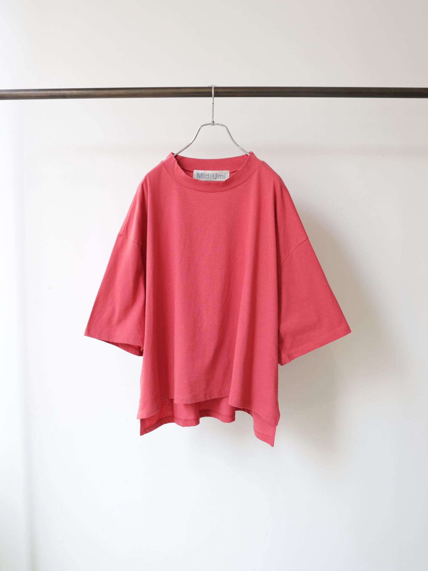 mock neck wide pullover