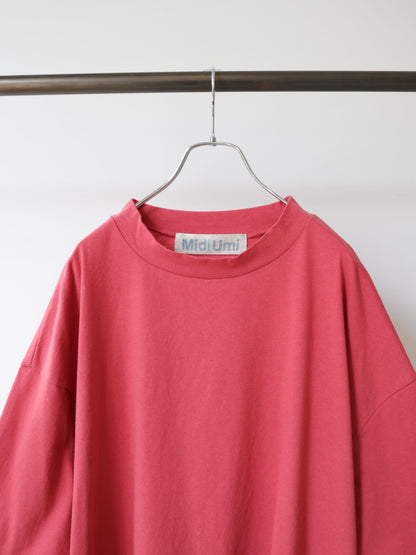 mock neck wide pullover