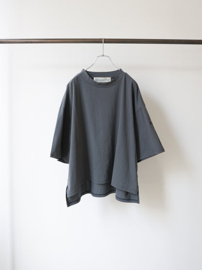 mock neck wide pullover