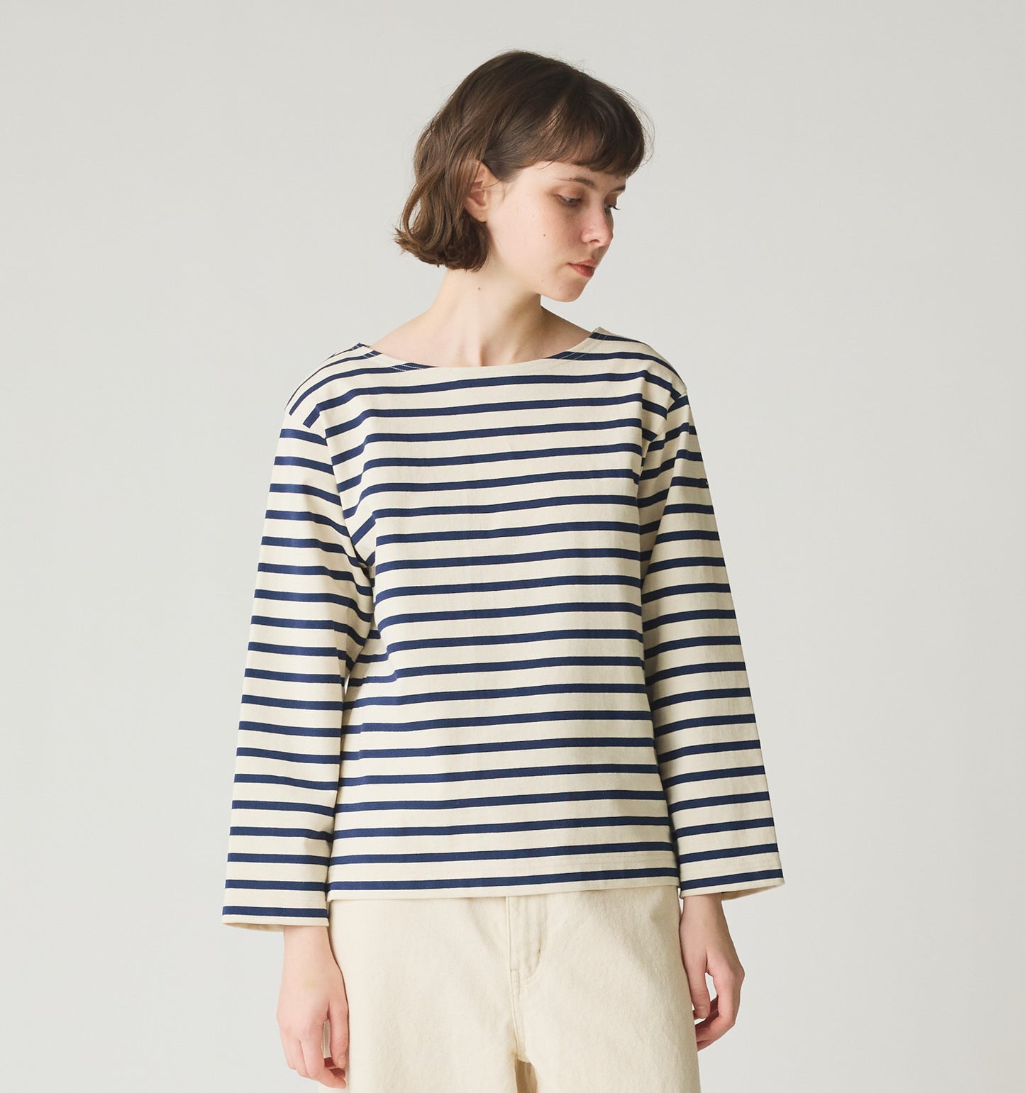 TOURNIER basque border T-shirt