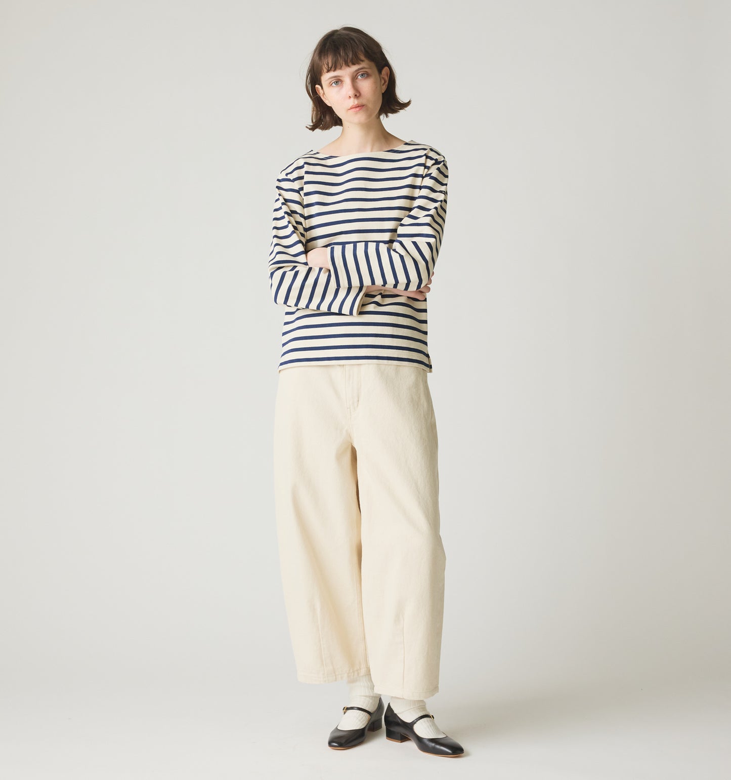 TOURNIER basque border T-shirt