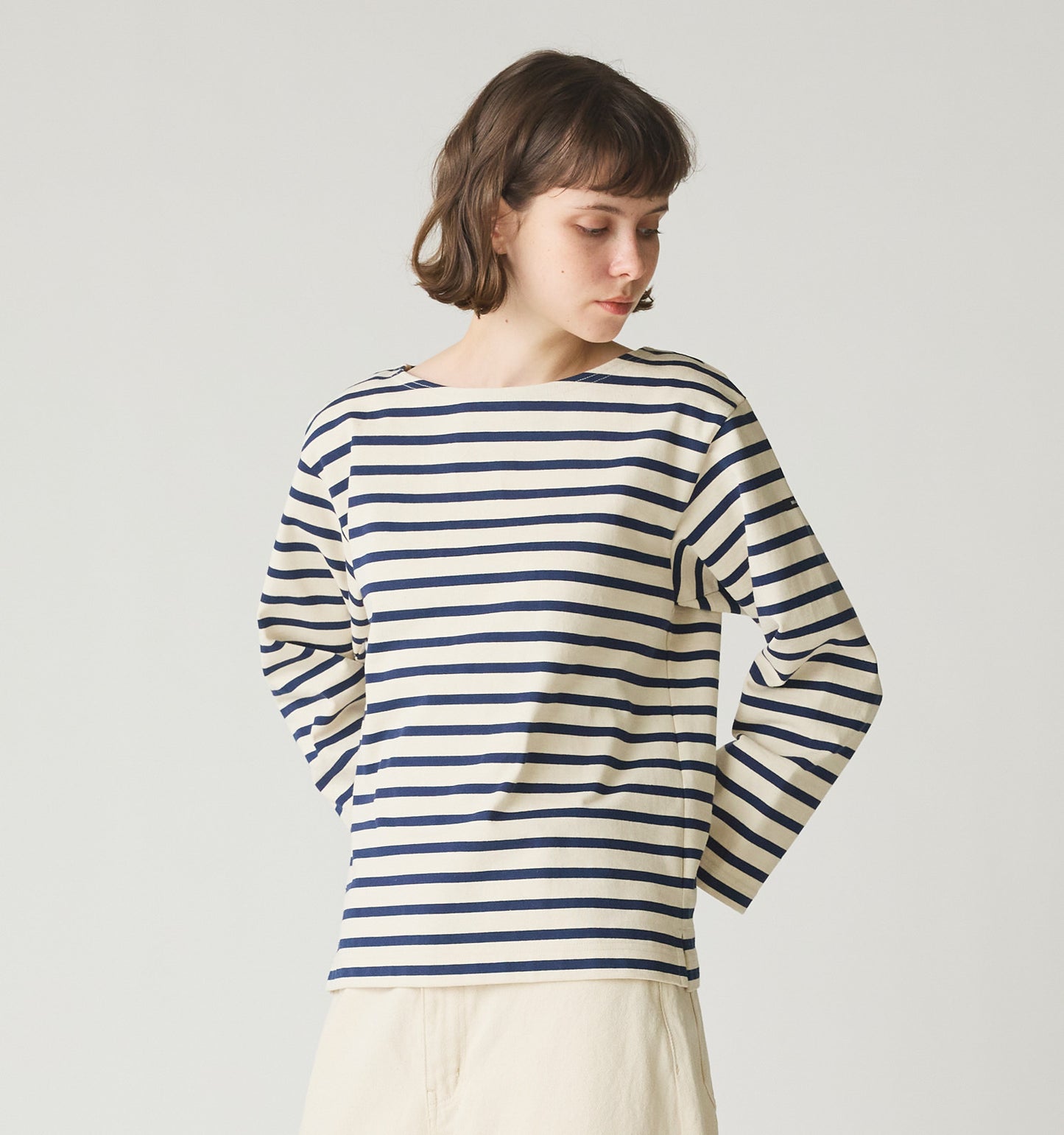 TOURNIER basque border T-shirt