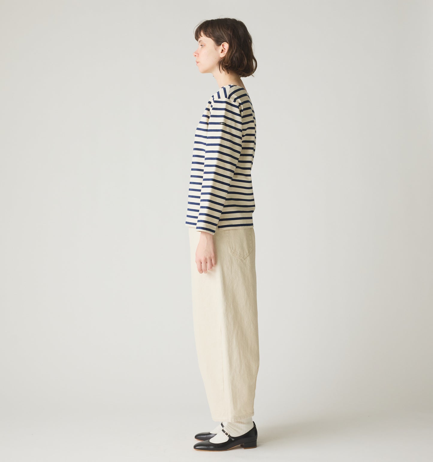 TOURNIER basque border T-shirt
